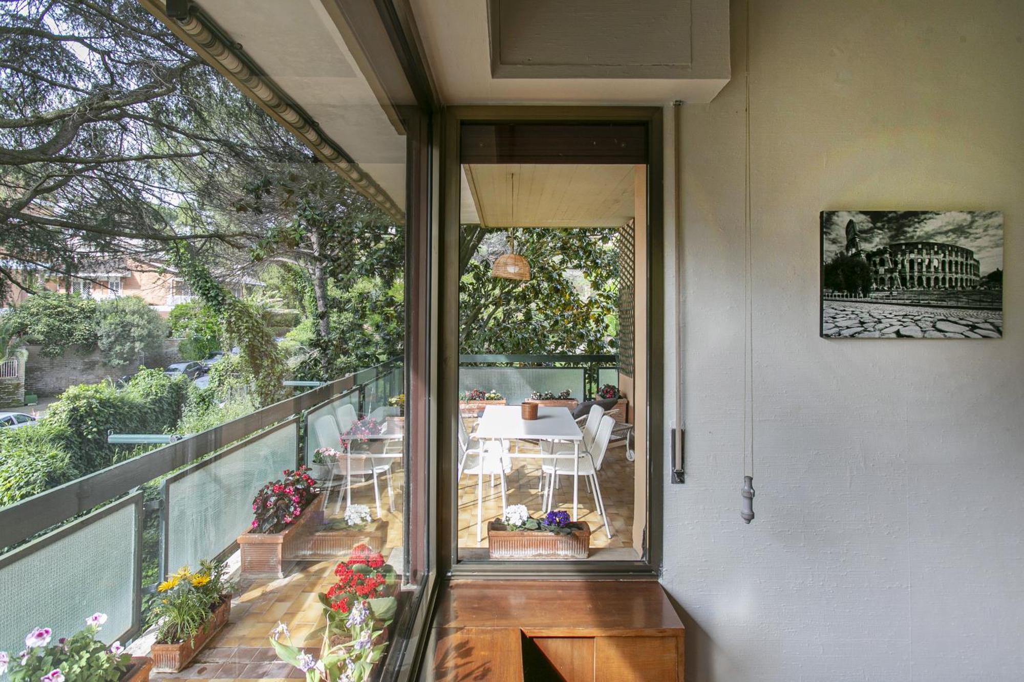 La Terrazza Nel Vicino Metro Cornelia Apartamento *