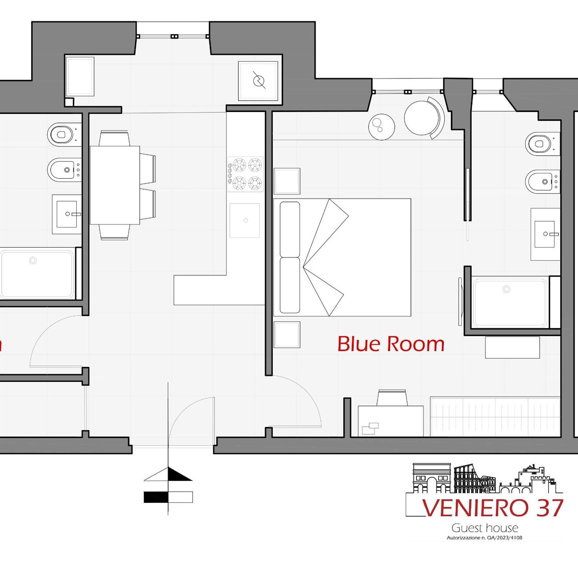Gjestgiverier Veniero37 *