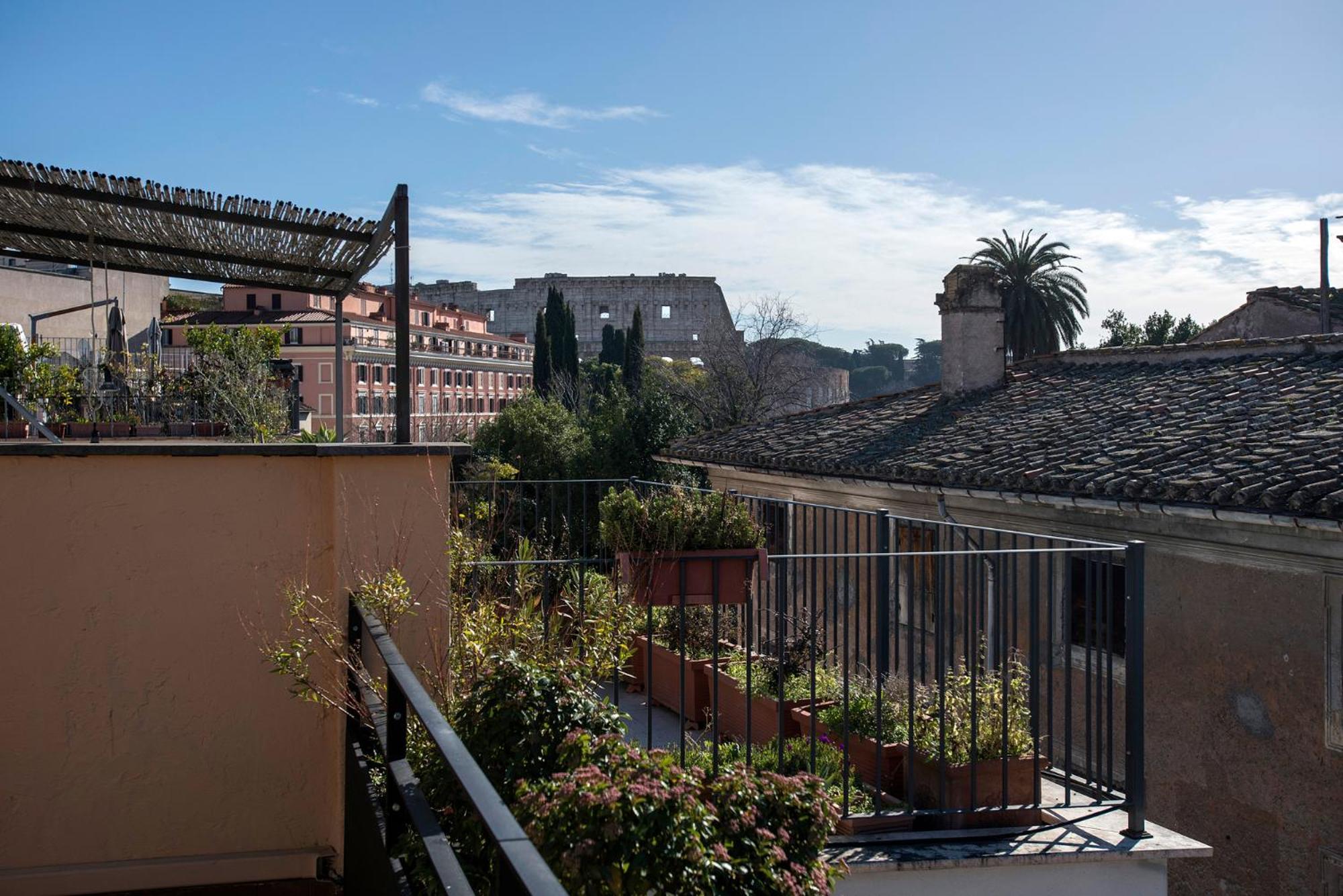 Colosseo Esclusivo Attico Con Terrazze Private Leilighet *