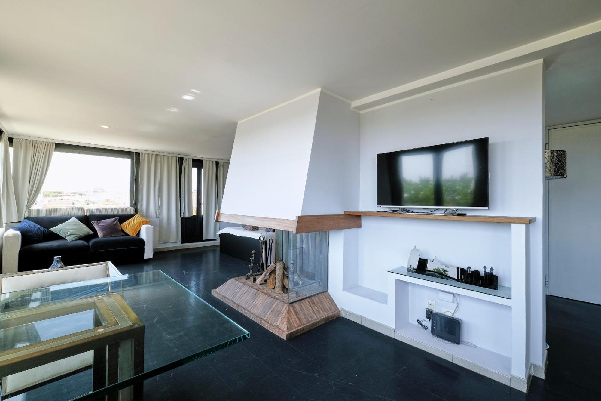Appartamento Forlanini Loft Trastevere By Casa E Lode - Terrace Panoramic View, Air Conditioning, Wifi