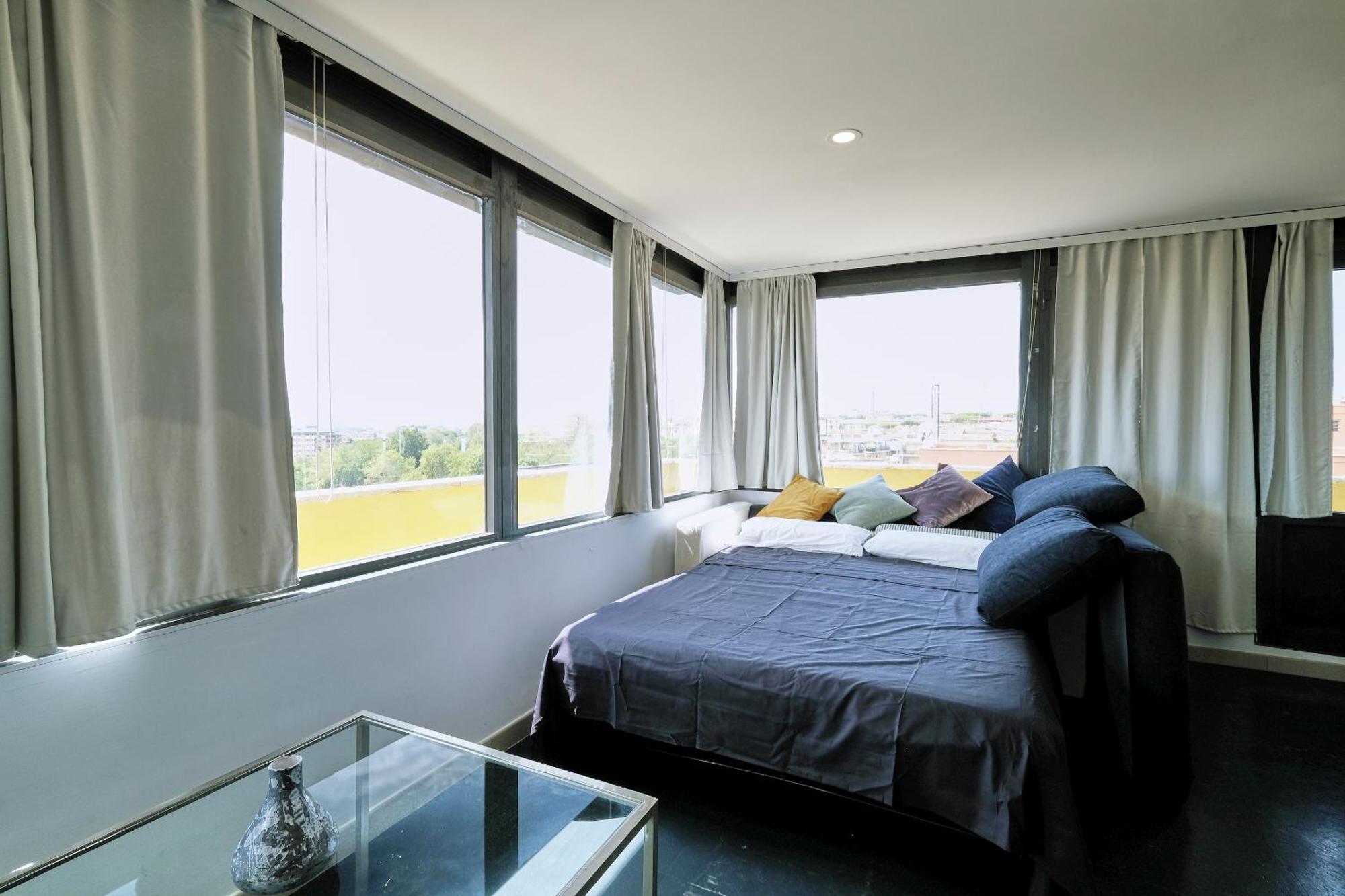 Forlanini Loft Trastevere By Casa E Lode - Terrace Panoramic View, Air Conditioning, Wifi * Roma