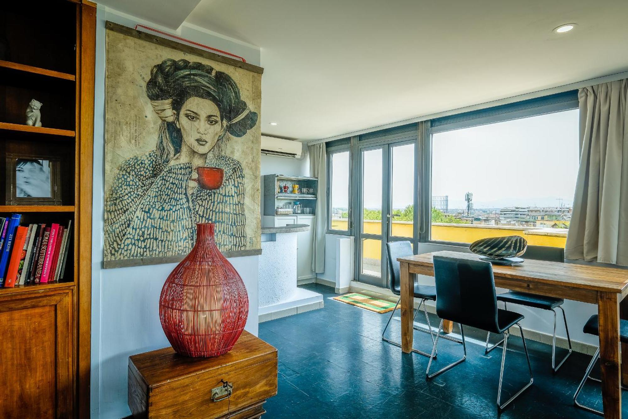 Forlanini Loft Trastevere By Casa E Lode - Terrace Panoramic View, Air Conditioning, Wifi * Roma