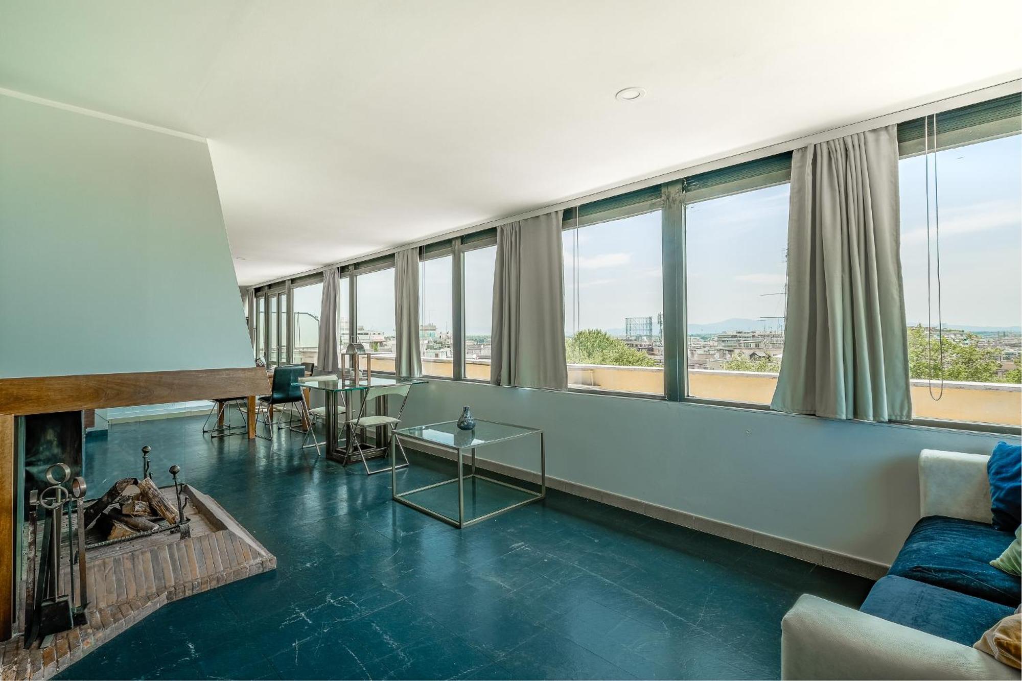 Forlanini Loft Trastevere By Casa E Lode - Terrace Panoramic View, Air Conditioning, Wifi Roma
