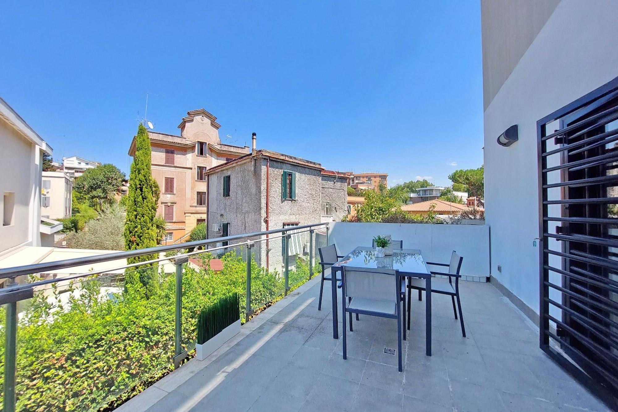 Terrace 2 Leilighet Roma