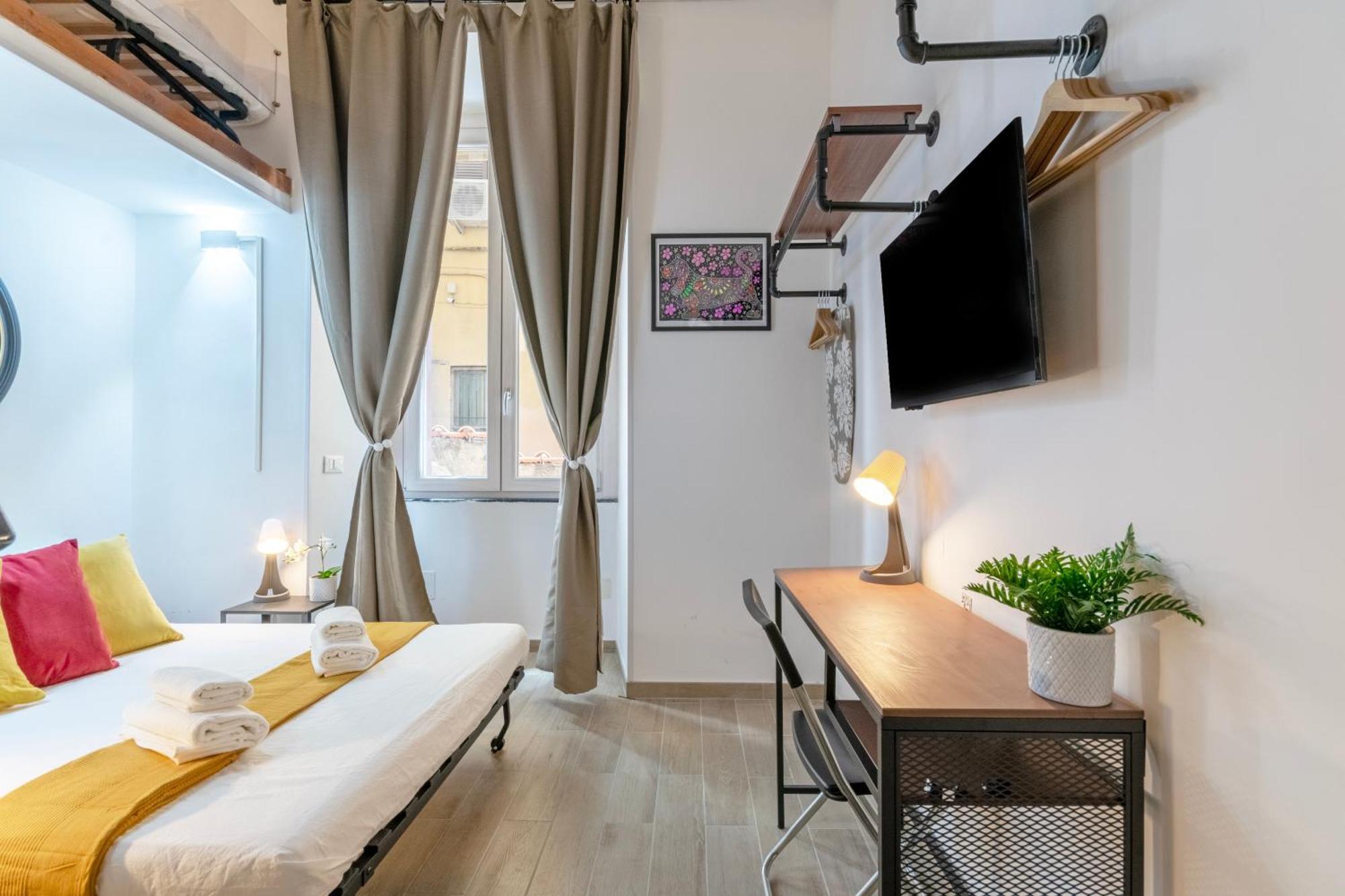Appartamento Marcantonio Colonna - Loft X5 Persone, Wi-fi, Aria Condizionata Nelle Camere, Parcheggio Privato, Metro A Lepanto 800mt Da Vaticano Roma