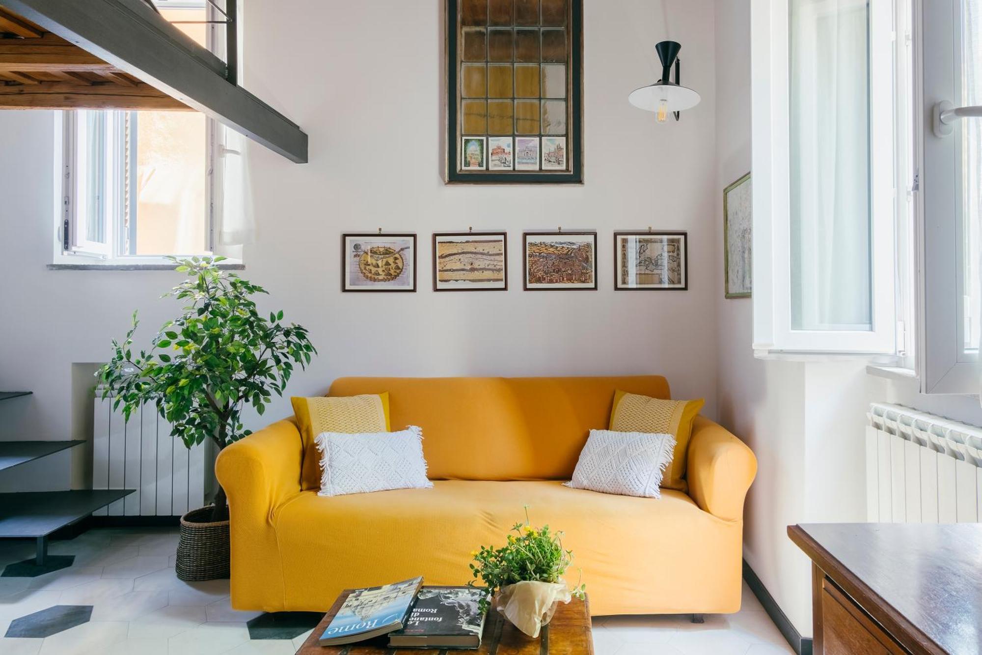 Appartamento Charming Restored Loft In The Heart Of Trastevere *