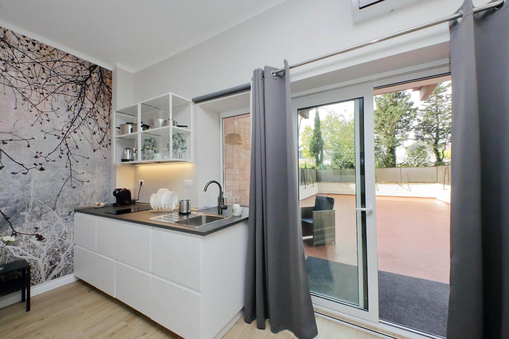 Aurelia Antica Terrace Free Pool And Parking Apartment