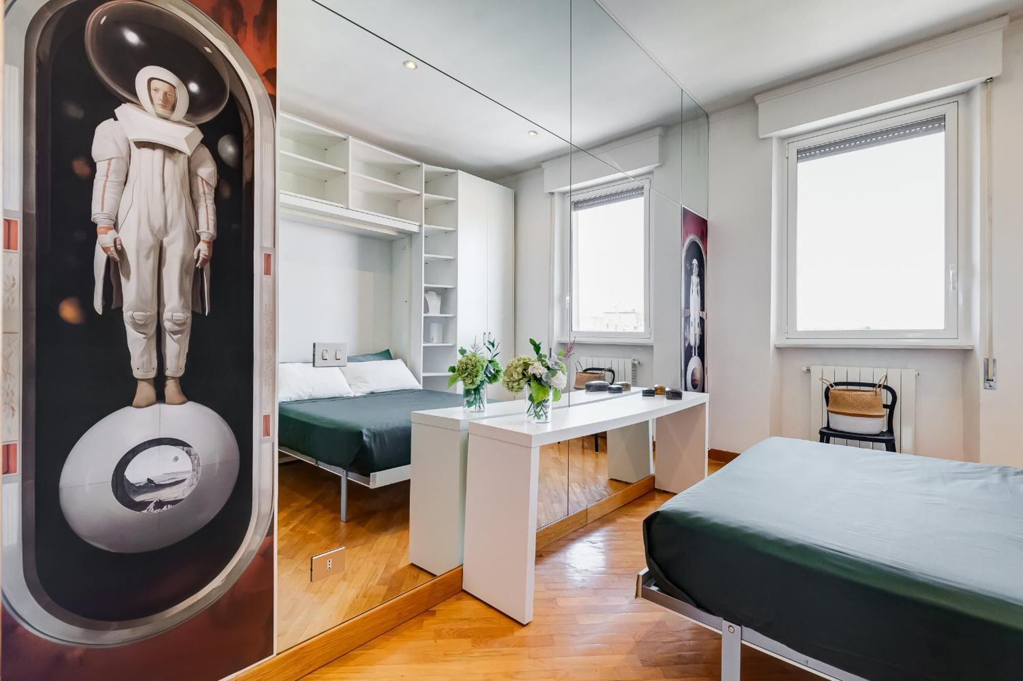 Appartamento San Giovanni Attico Luxury Vicino Metro A E C Roma