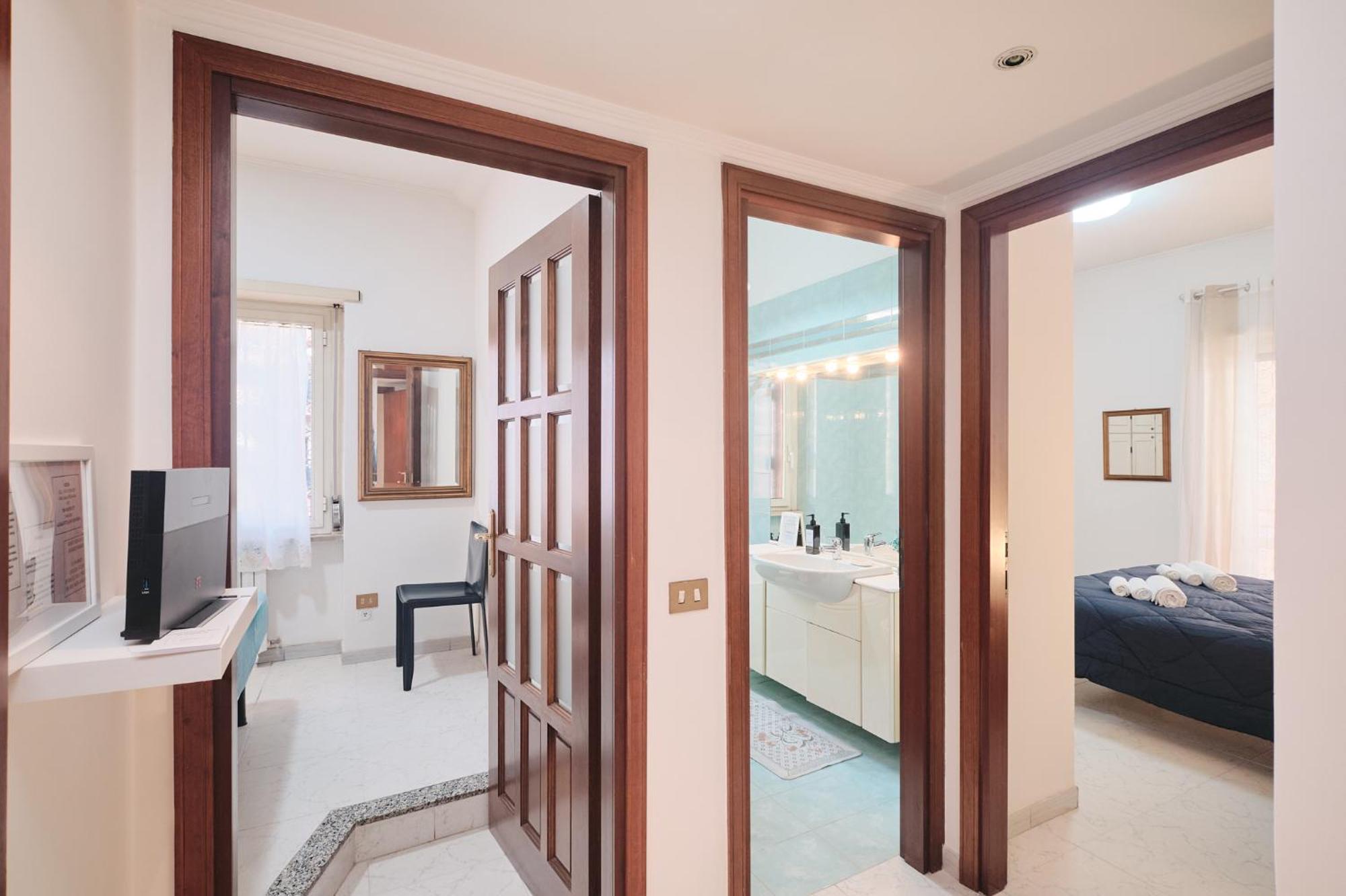 Apartamento Parcheggio Gratuito, Wi-fi -netflix & Ac Roma