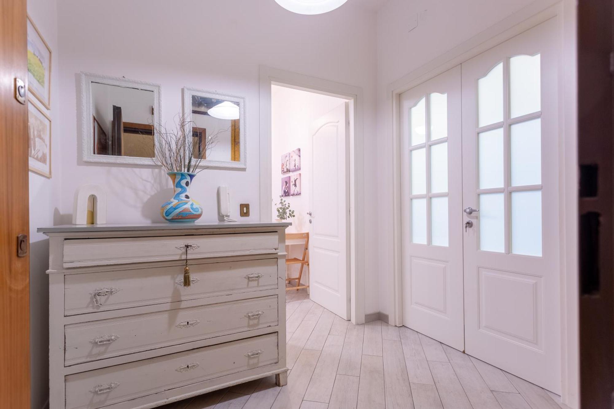 Quarto em Acomodações Particulares Stanza Comoda E Silenziosa Con Bagno Privato E Area Lavoro E Relax Roma