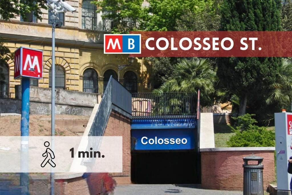 Historic Domus -100 Mt From The Colosseum And 1 Min Metro *