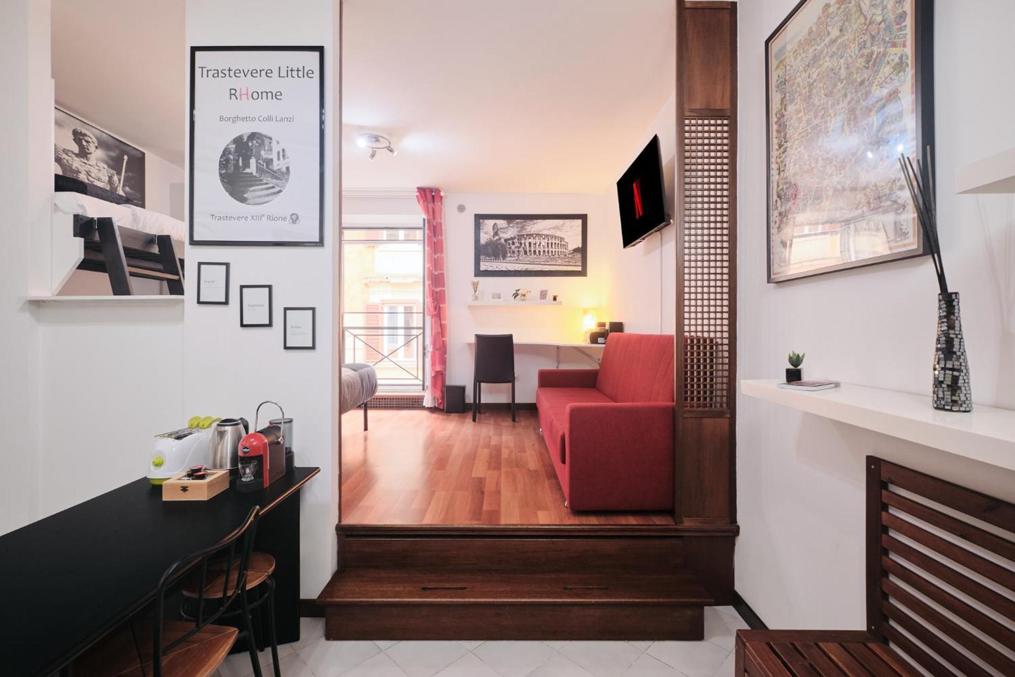 Trastevere- Flat Con Giardino, Ac, Wi-fi & Netflix Apartamento