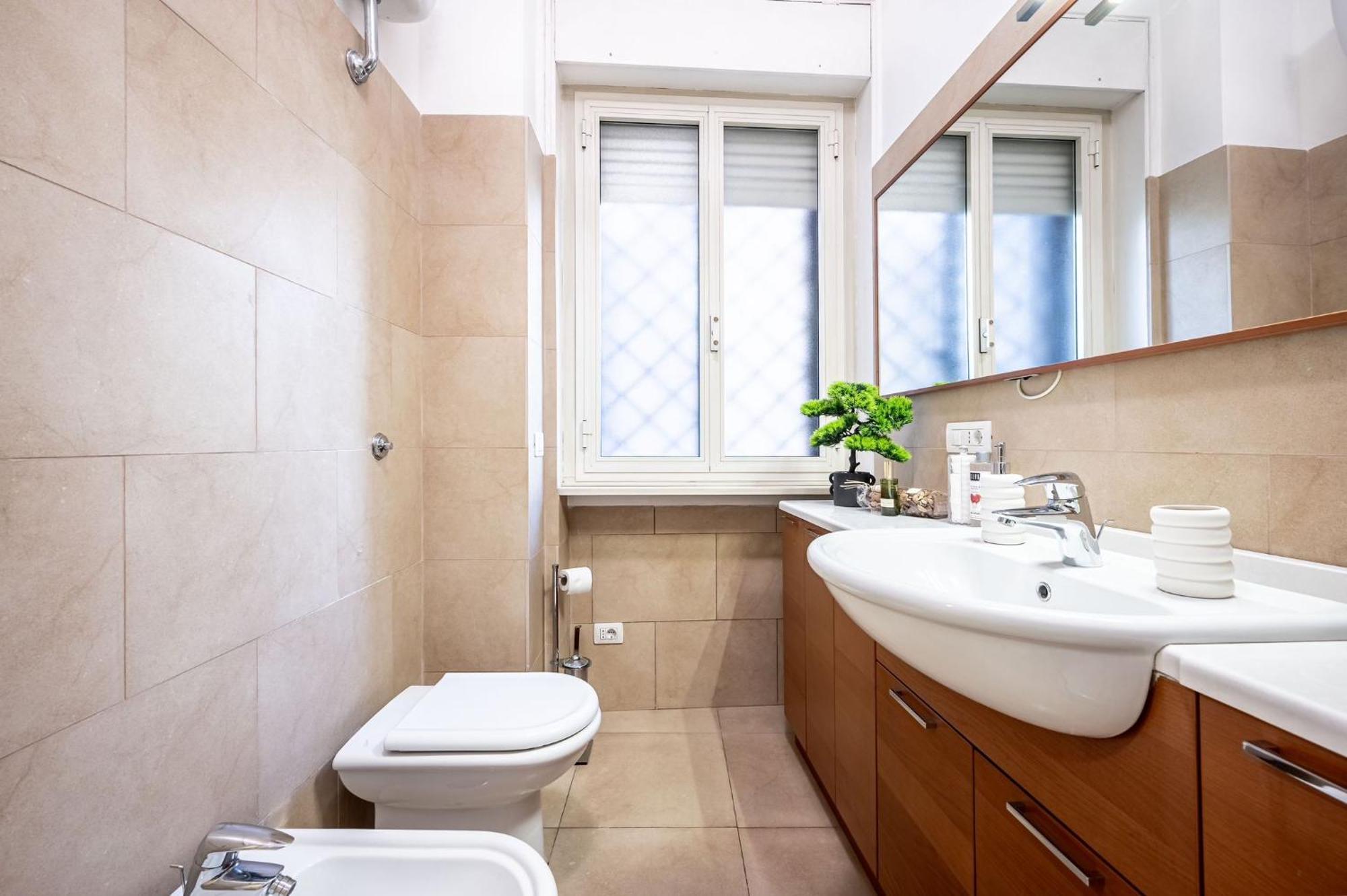 King Size Wifi Air Conditioning Tv50 10min Colosseo-trastevere Leilighet