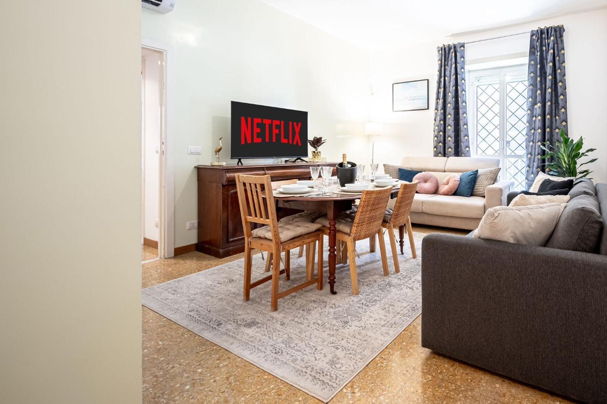 Leilighet King Size Wifi Air Conditioning Tv50 10min Colosseo-trastevere Roma