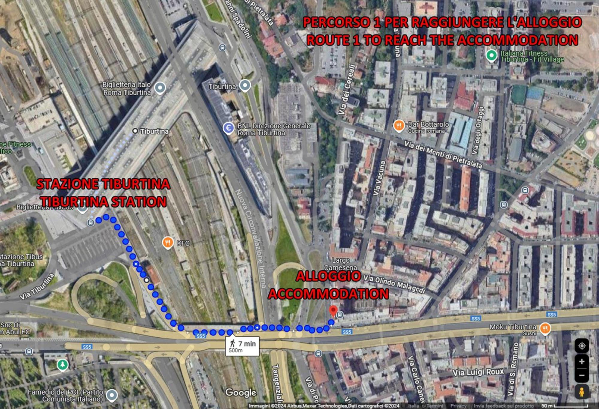 Appartamento Attico Panoramico Stazione Tiburtina