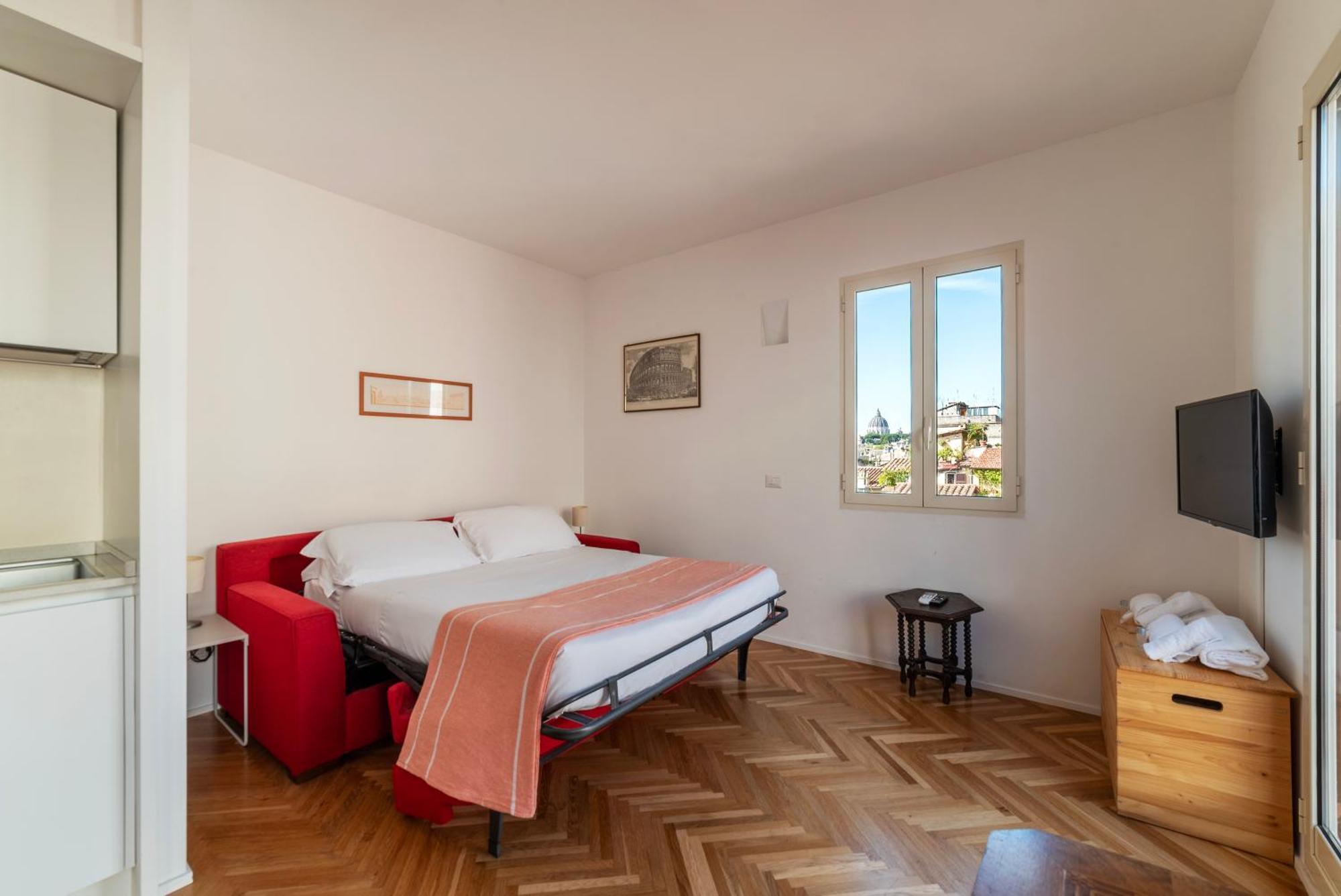 Appartamento With Terrace In Via Del Pellegrino - Fromhometorome Roma