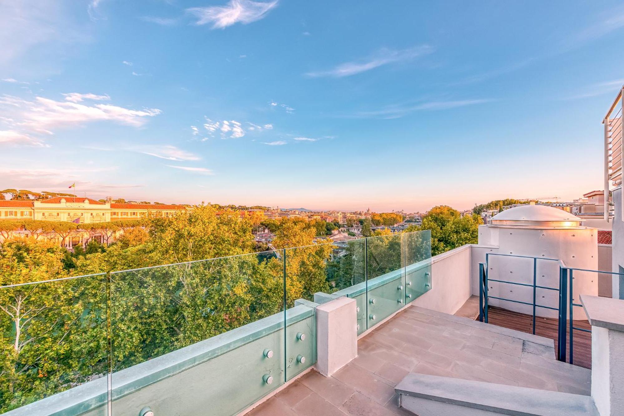 Skylife Tiber Luxury Penthouse Appartamento Roma