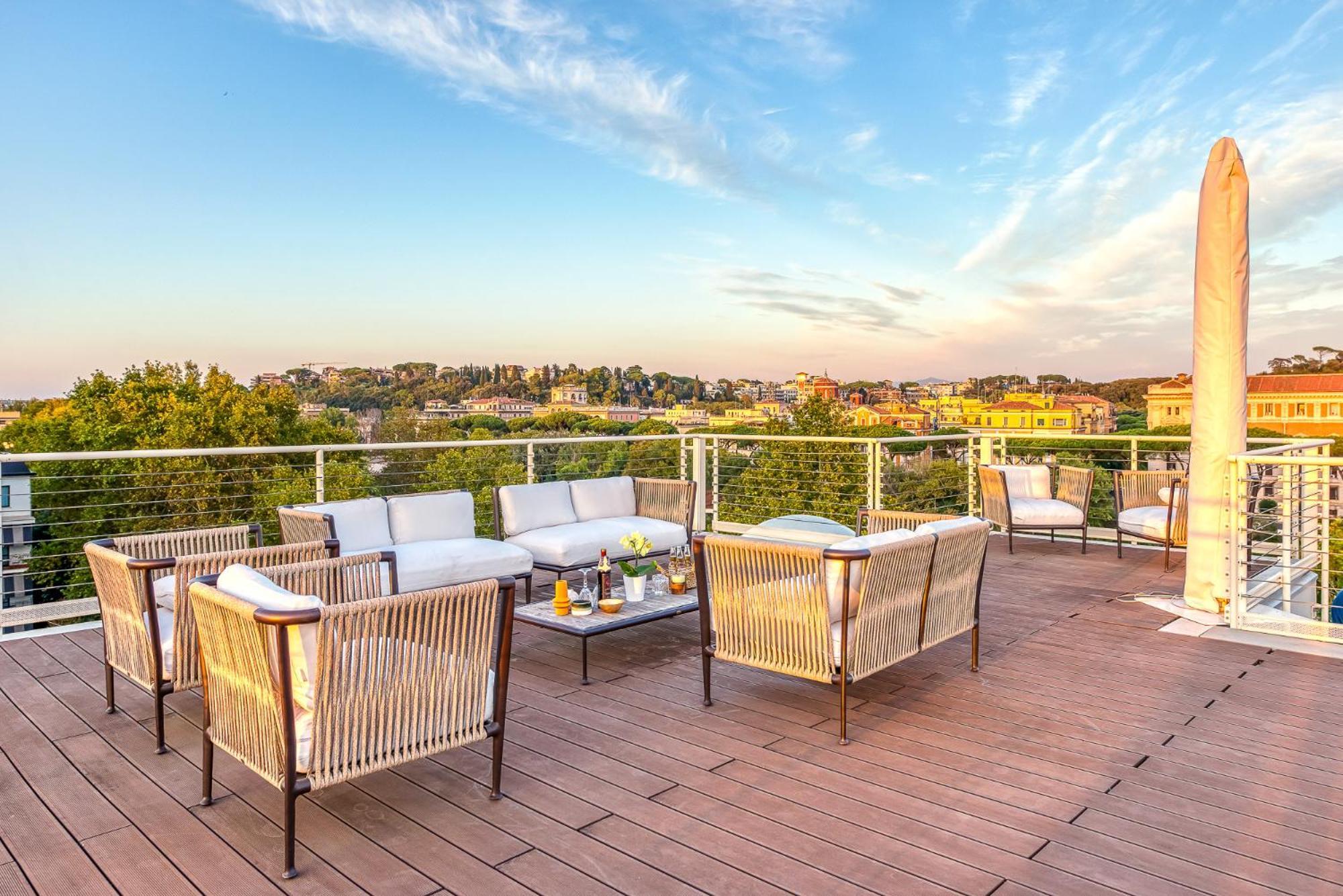 Skylife Tiber Luxury Penthouse Appartamento *
