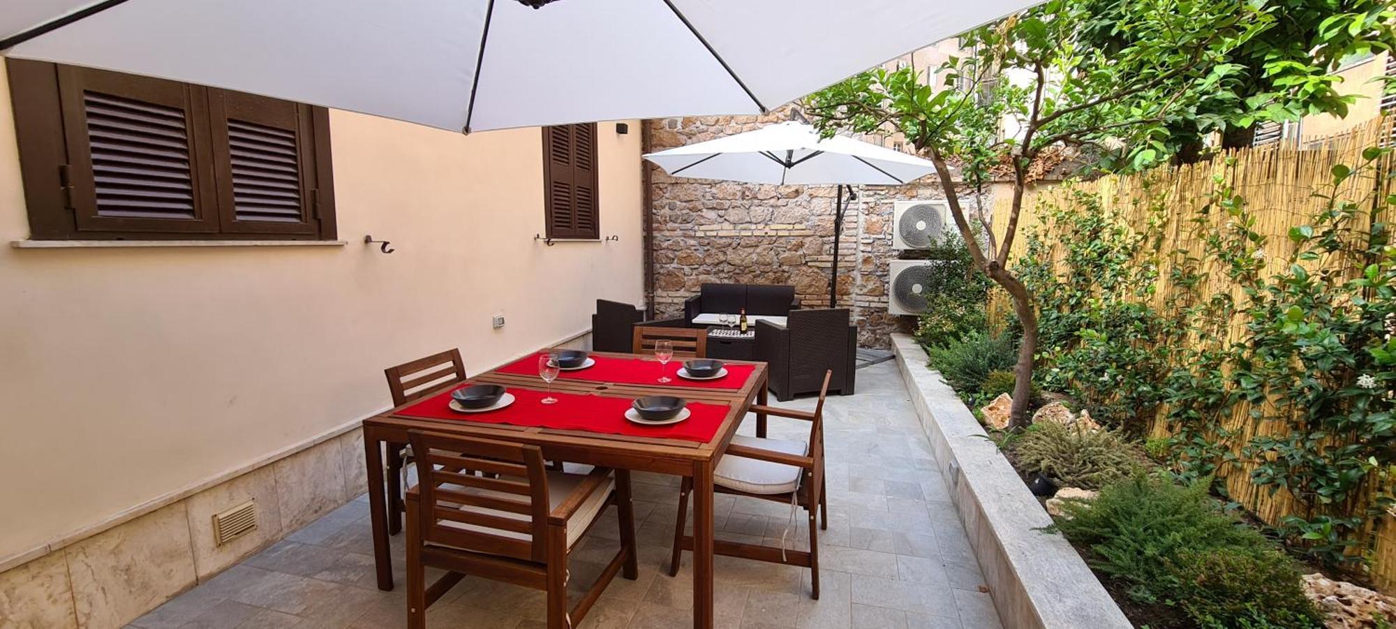 Trastevere Incantevole Con Patio Esterno Privato Appartamento *