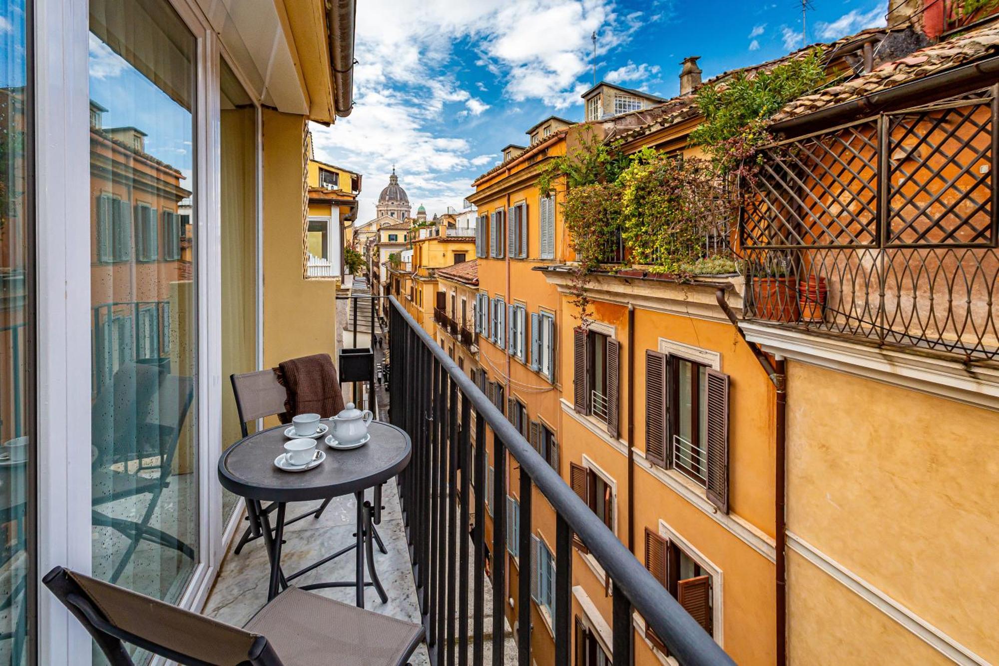 Luxury Over Time - With Terrace And View Of Piazza Di Spagna Leilighet