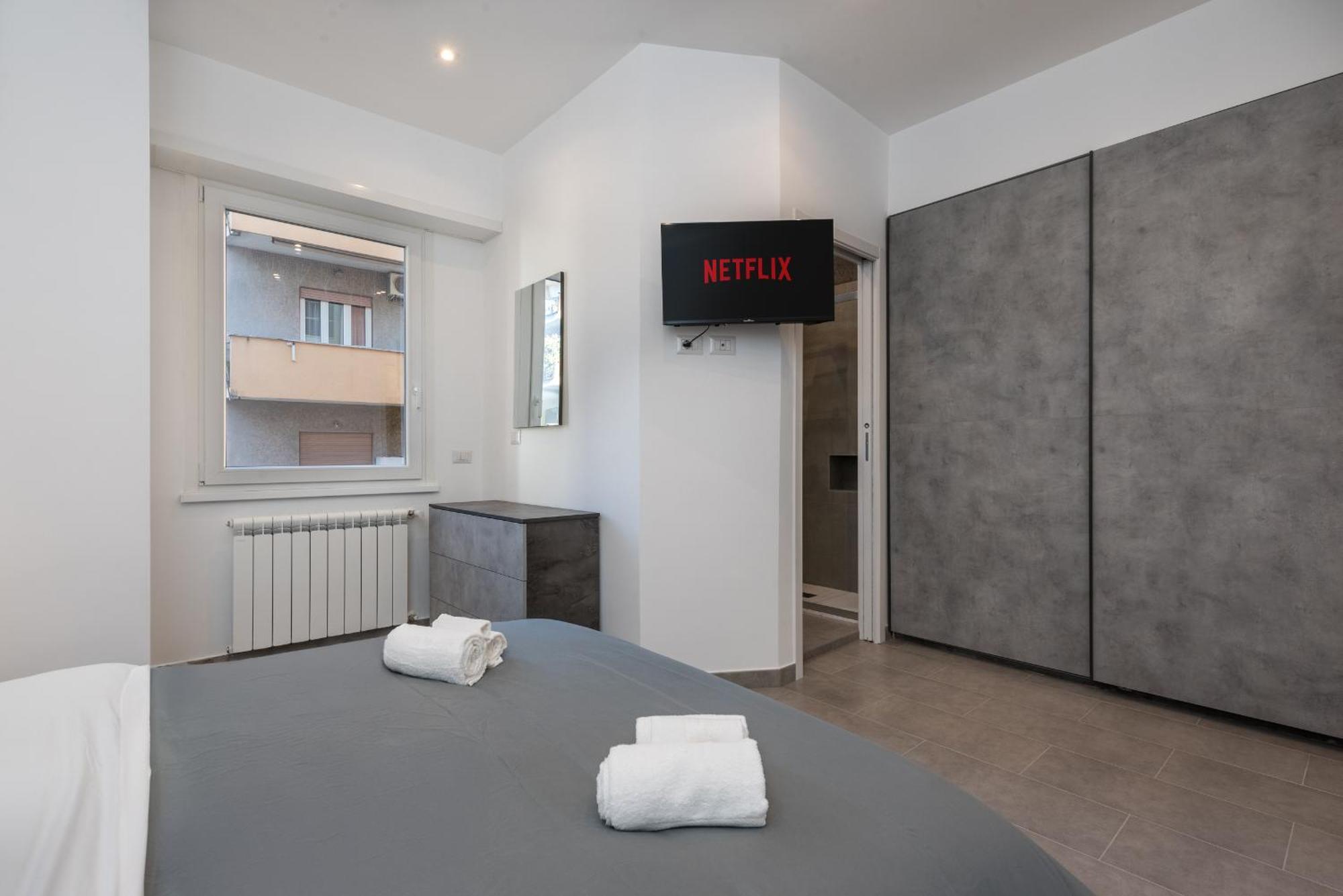Appartamento Ponte Milvio, Flat Moderno Con Ac, Wi-fi, Netflix