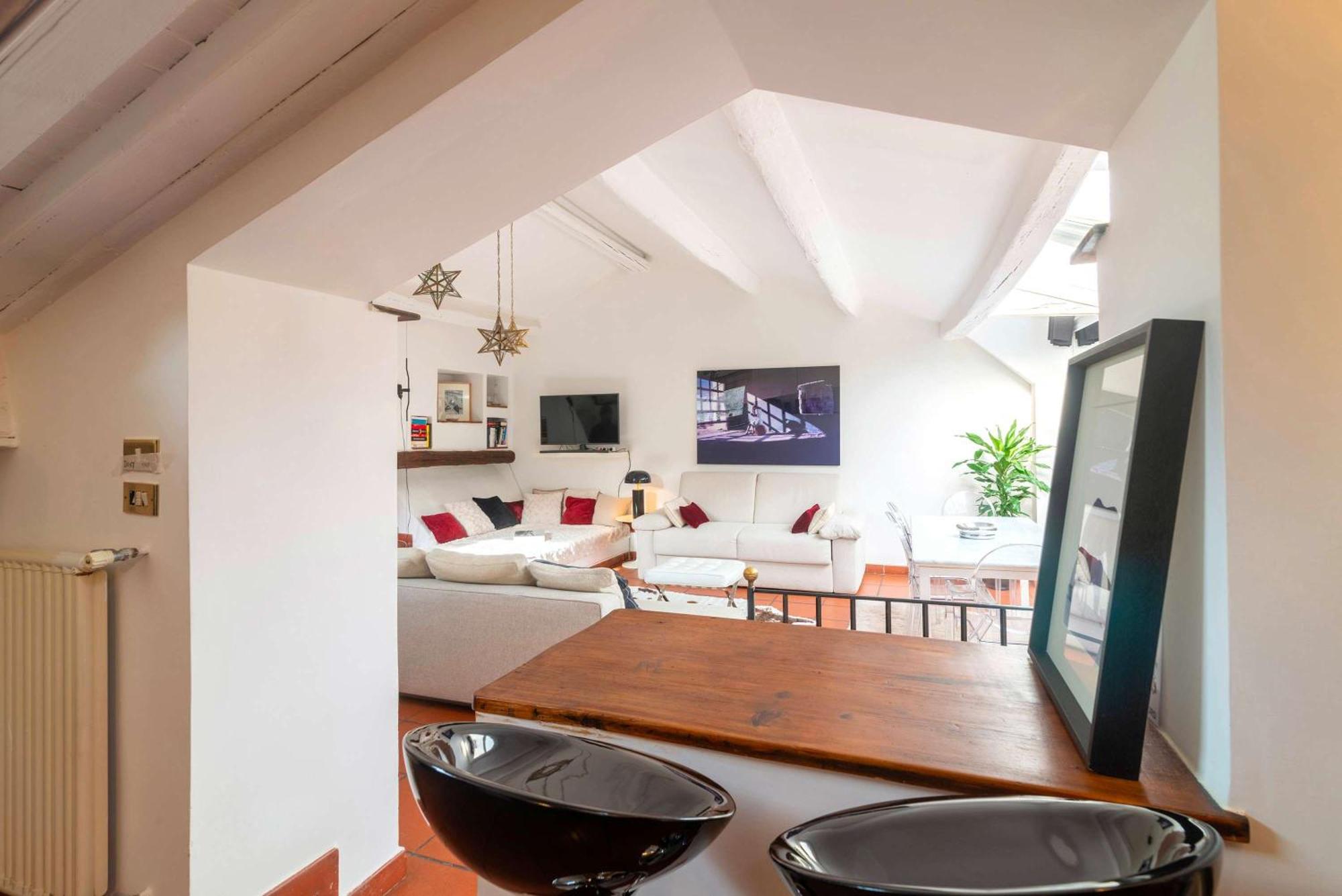 Apartamento Campo De' Fiori Enchanting Attic *
