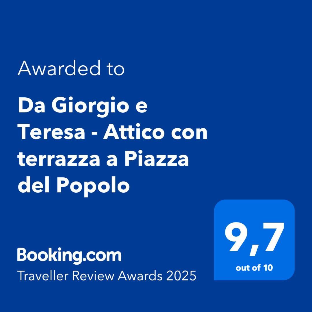 Da Giorgio E Teresa - Attico Con Terrazza A Piazza Del Popolo Apartment