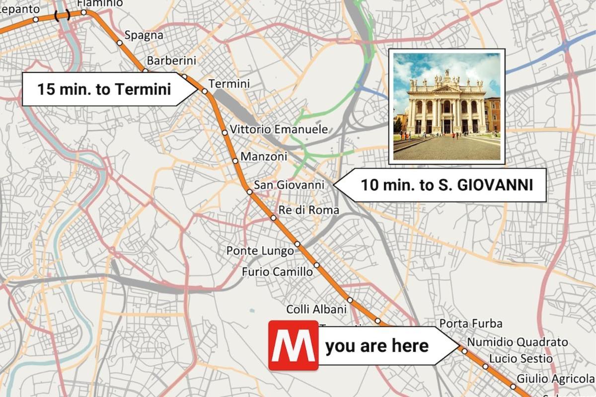 15 Minutes From Center & Metro 2 Minutes * Roma