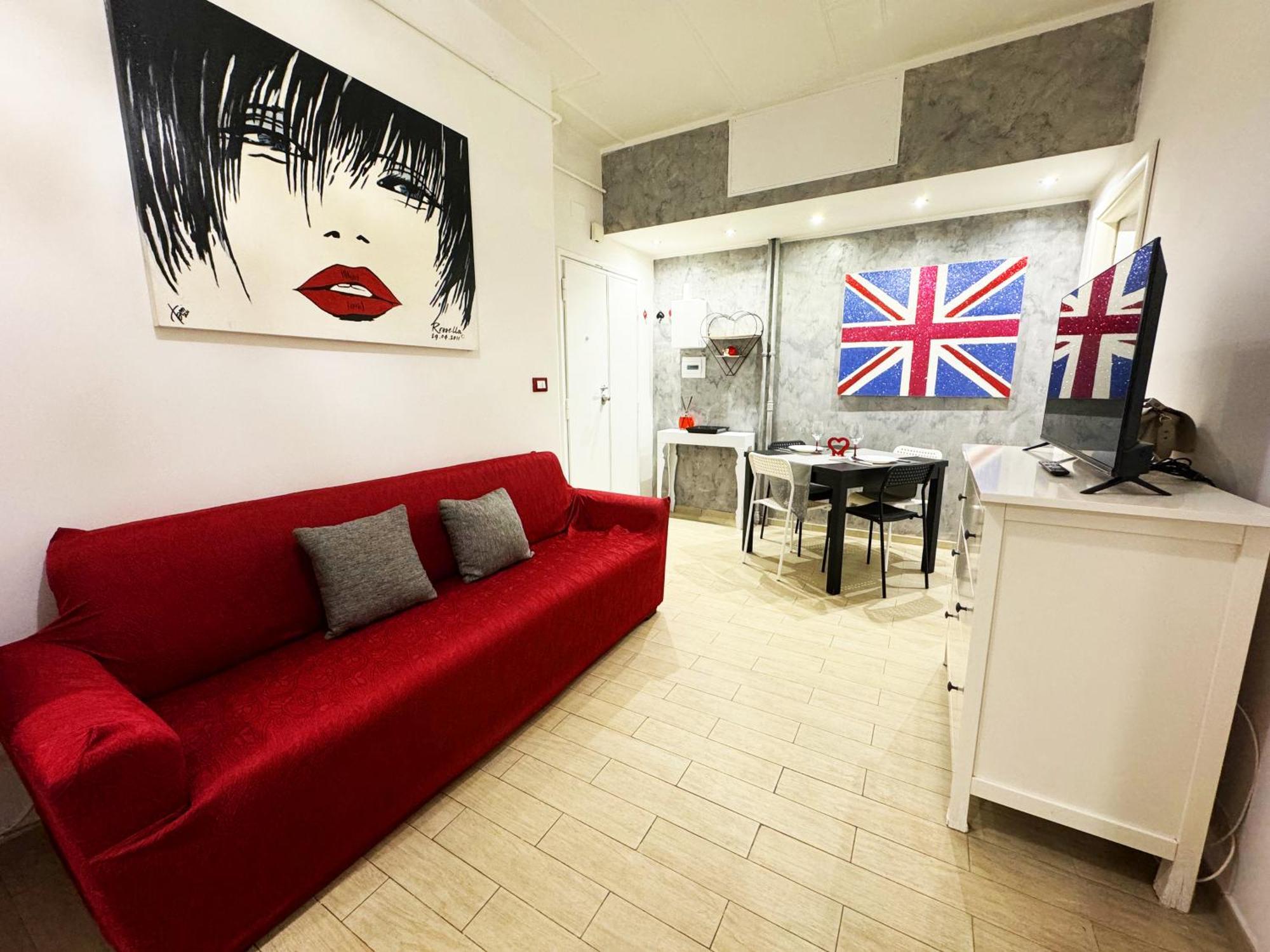 Appartamento Metro B - Crimson Chic Eleganza Romana *