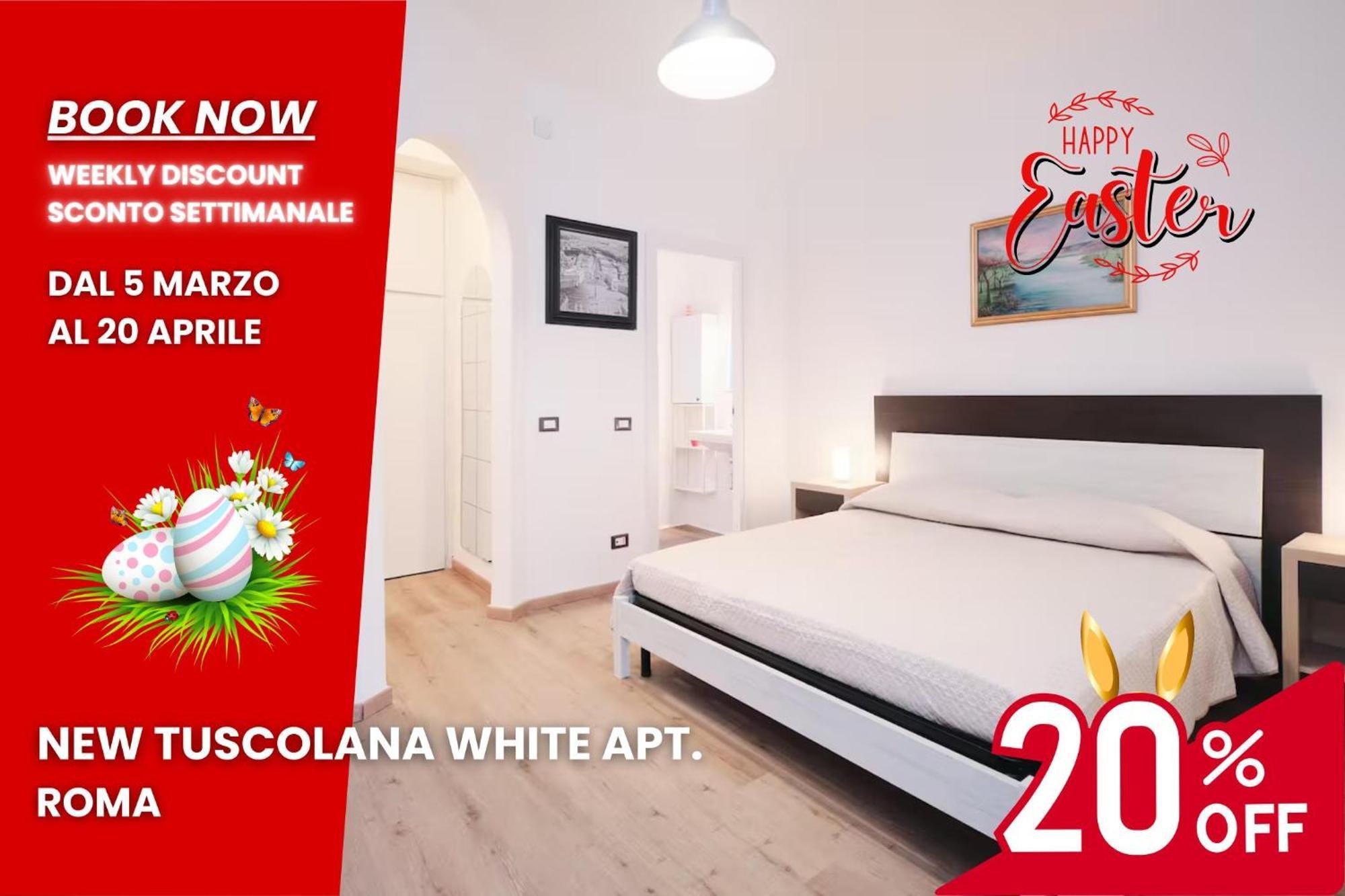 Appartamento New Tuscolana White - Moderno Monolocale Roma