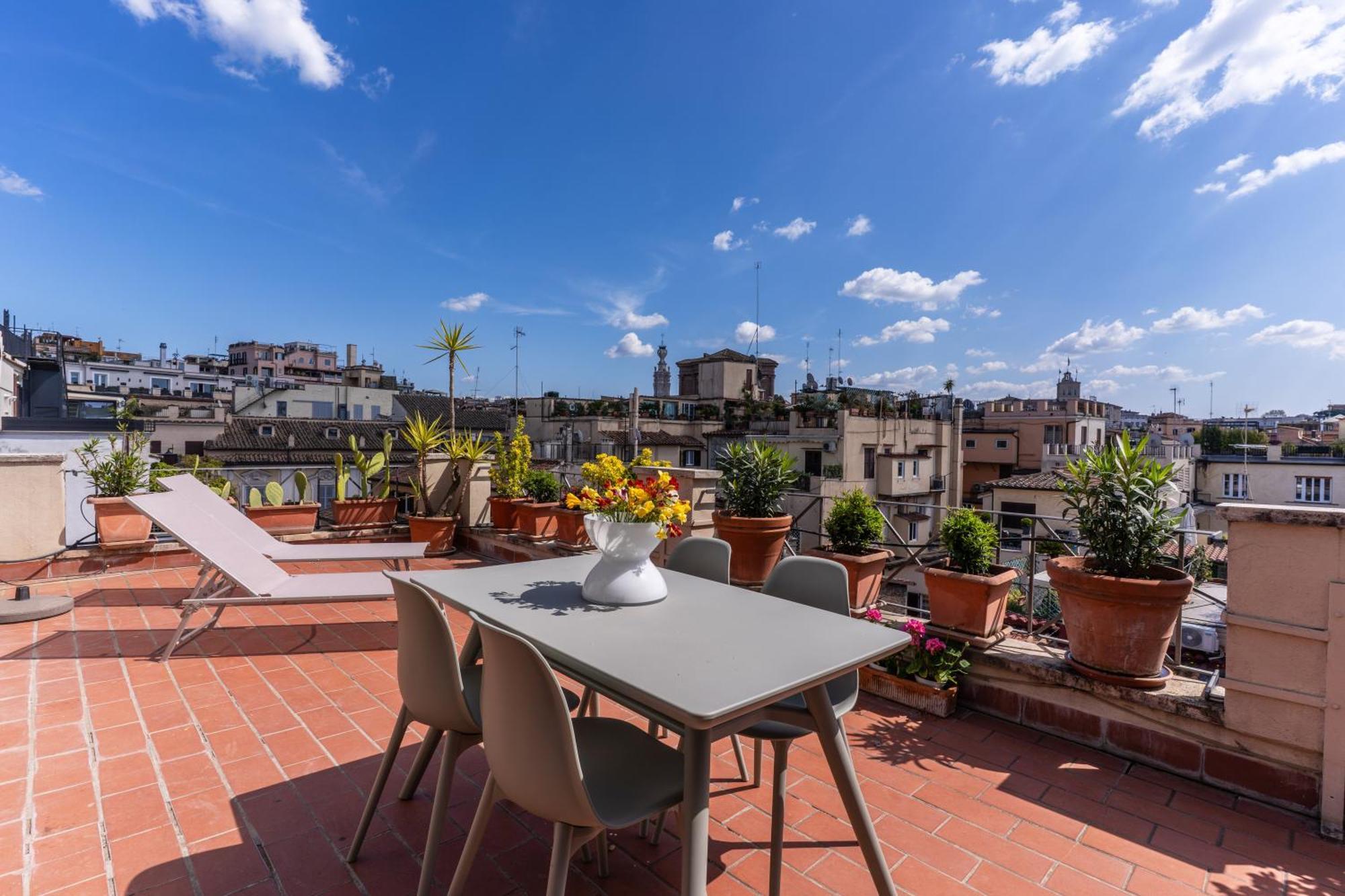 Attic With Terrace Spanish Steps Exclusive Apartamento Roma