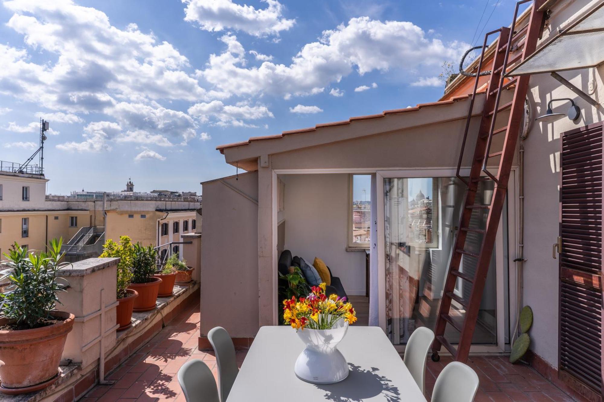 Apartamento Attic With Terrace Spanish Steps Exclusive *