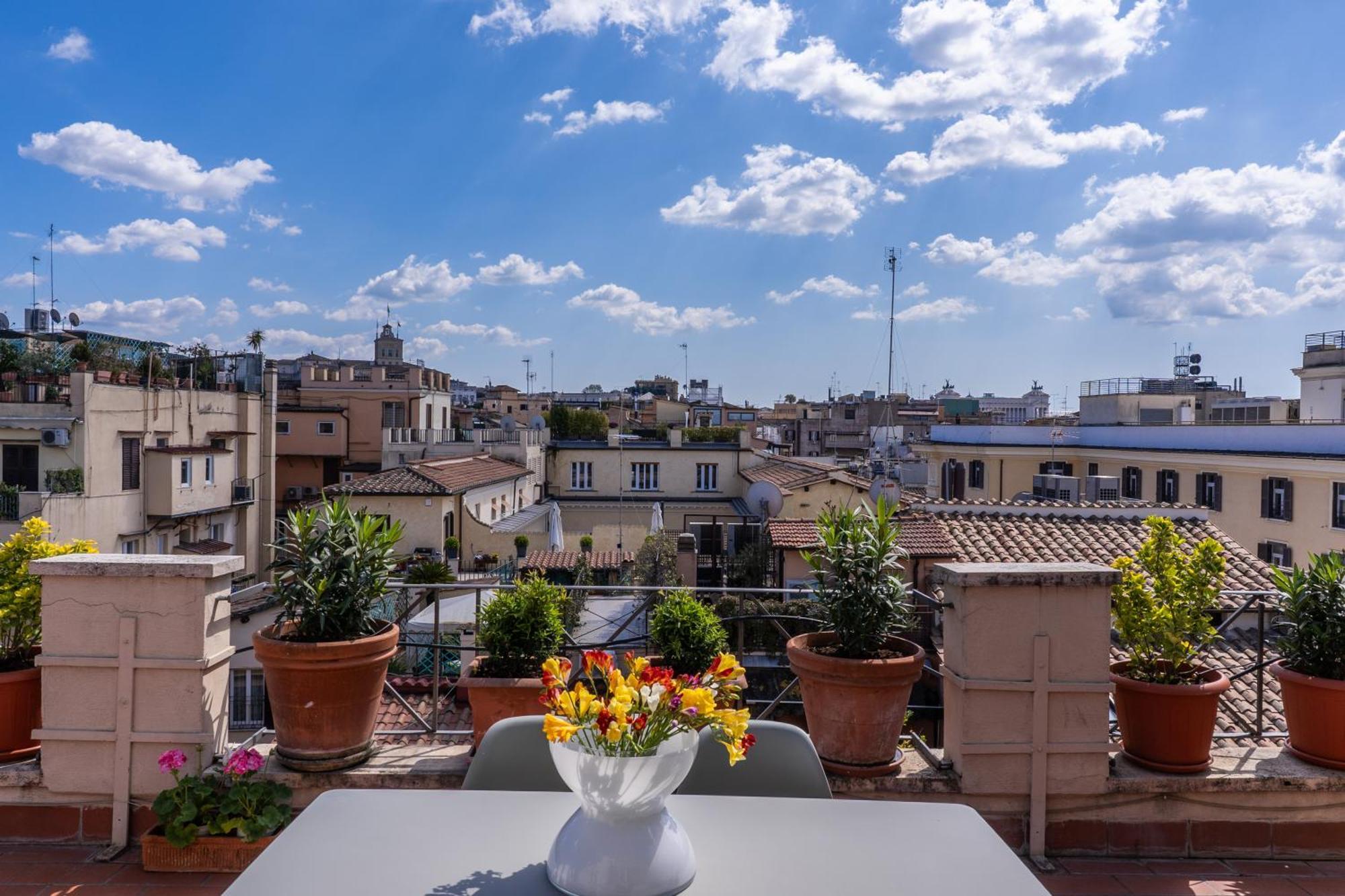 Attic With Terrace Spanish Steps Exclusive Appartamento *