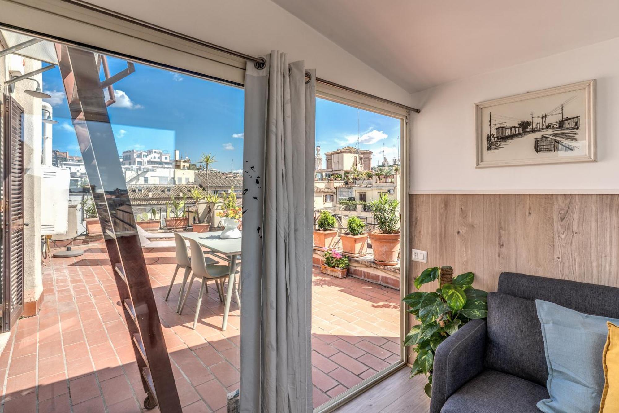 Apartamento Attic With Terrace Spanish Steps Exclusive Roma