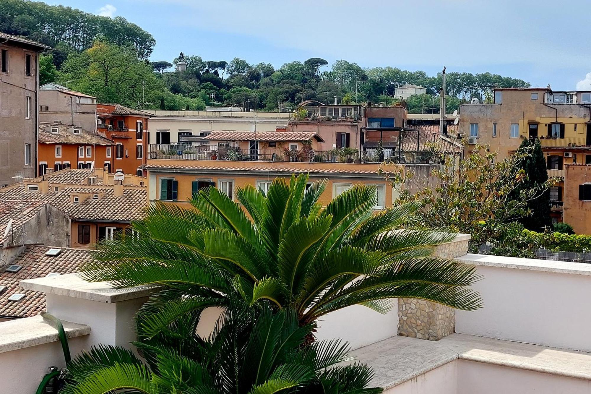 Magic Trastevere On Roof Terrace Privat overnatting Roma