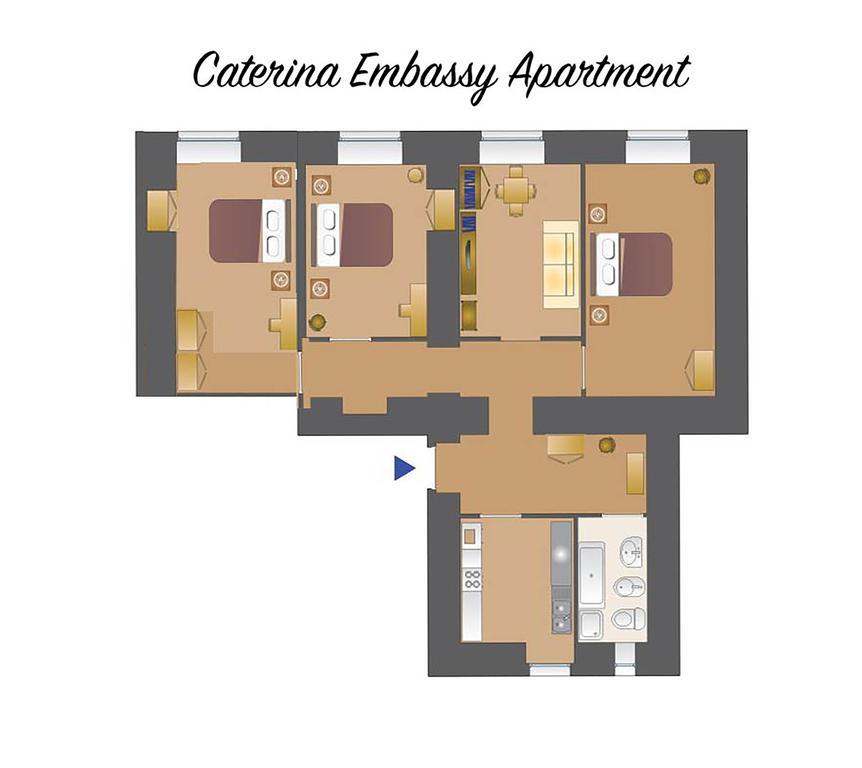 Caterina One O One - Embassy Appartamento Roma