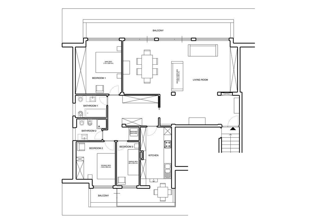 Leilighet Penthouse Cardello Colosseum *