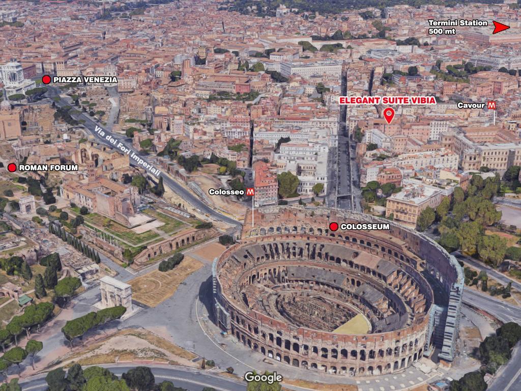 Elegant Vibia 300 Mt From Colosseum Roma