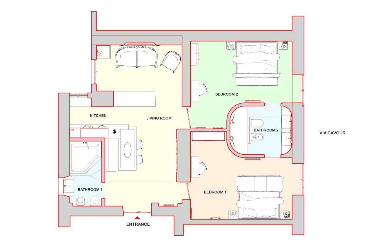 Appartamento Design Paulina 300 Mt From Colosseum Roma