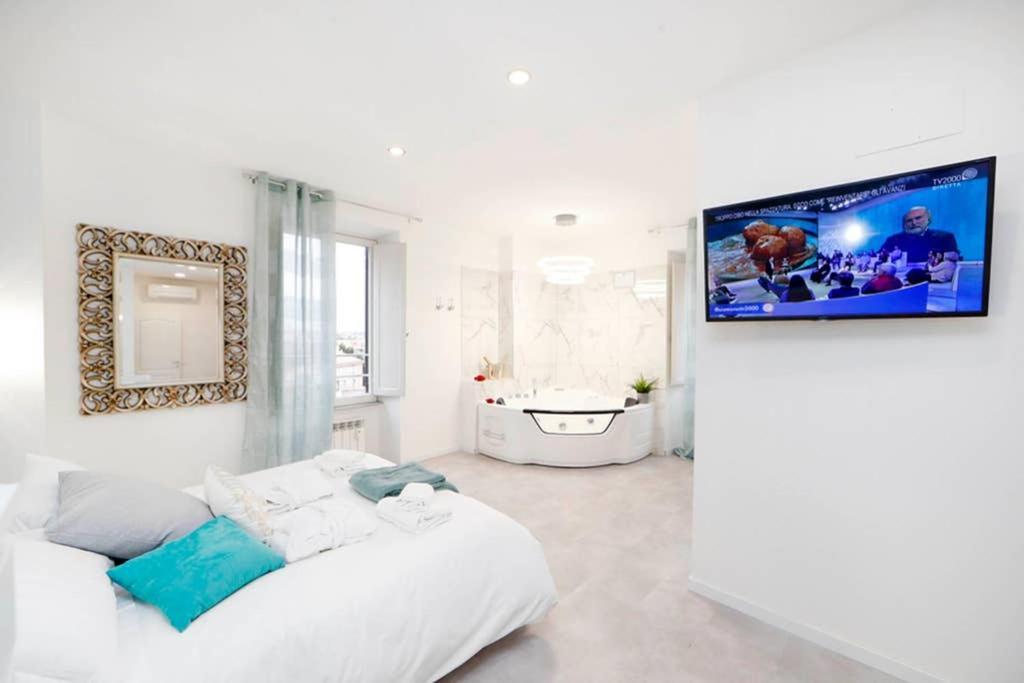 White Panoramic Jacuzzi Trastevere - Collection Leilighet *