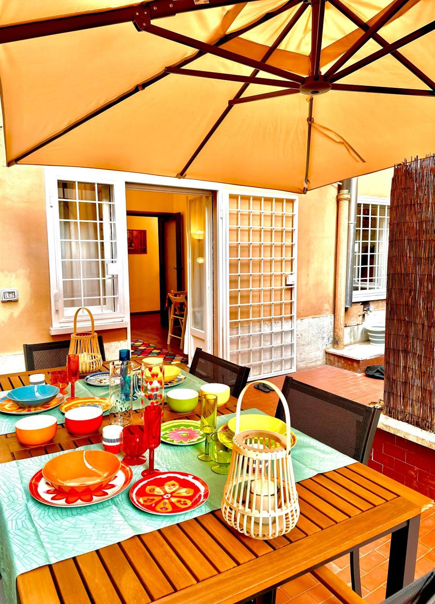 Trastevere Gianicolense Casa Con Giardino Leilighet *