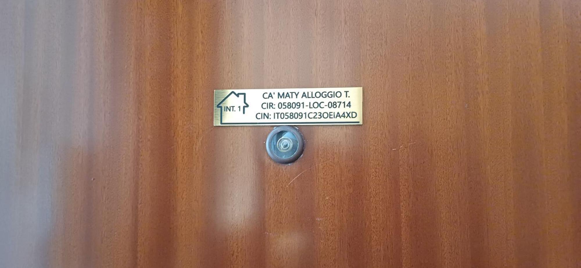 Ca' Mati Turistico Vaticano Apartamento *