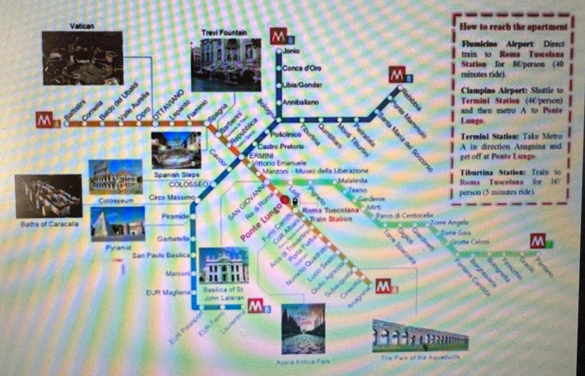 Close To The Coloseum, 2 Minutes Walk From Metro A * Roma