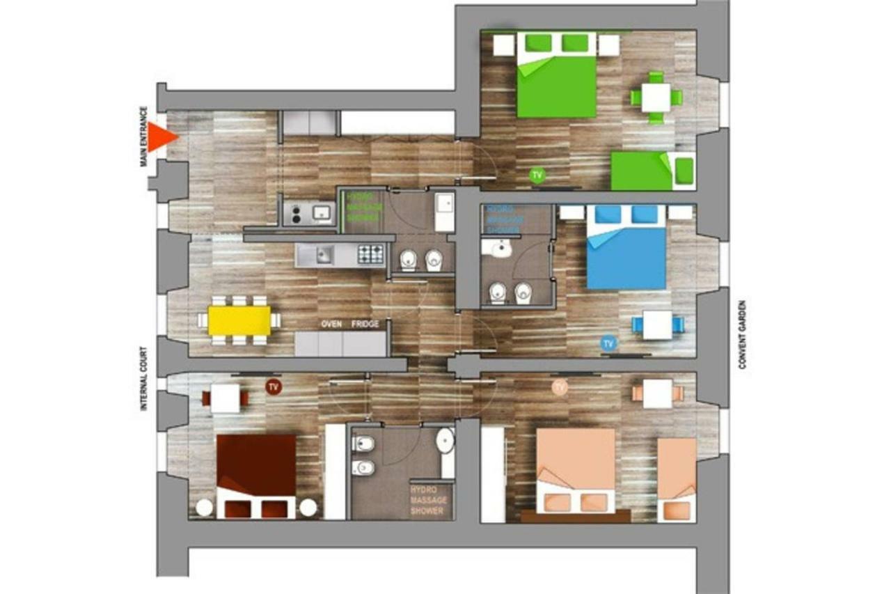 Wellnessinnrome Shortlet Apartment Rom