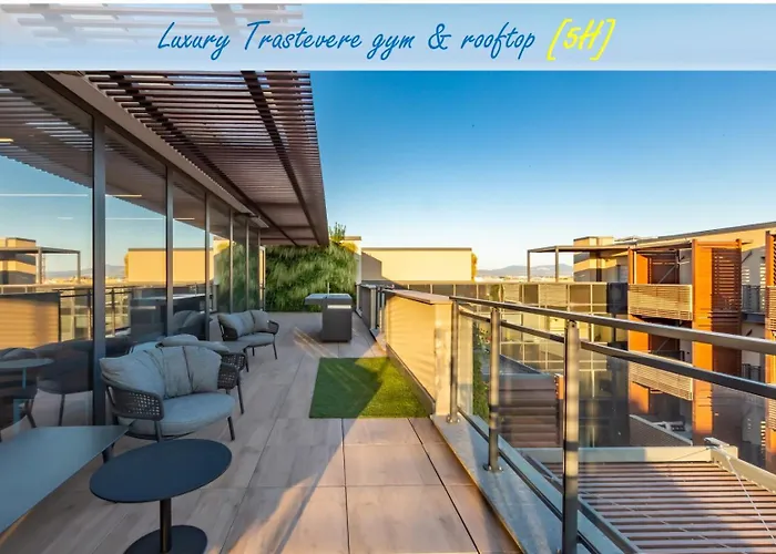 Luxury Trastevere Gym & Rooftop 5H