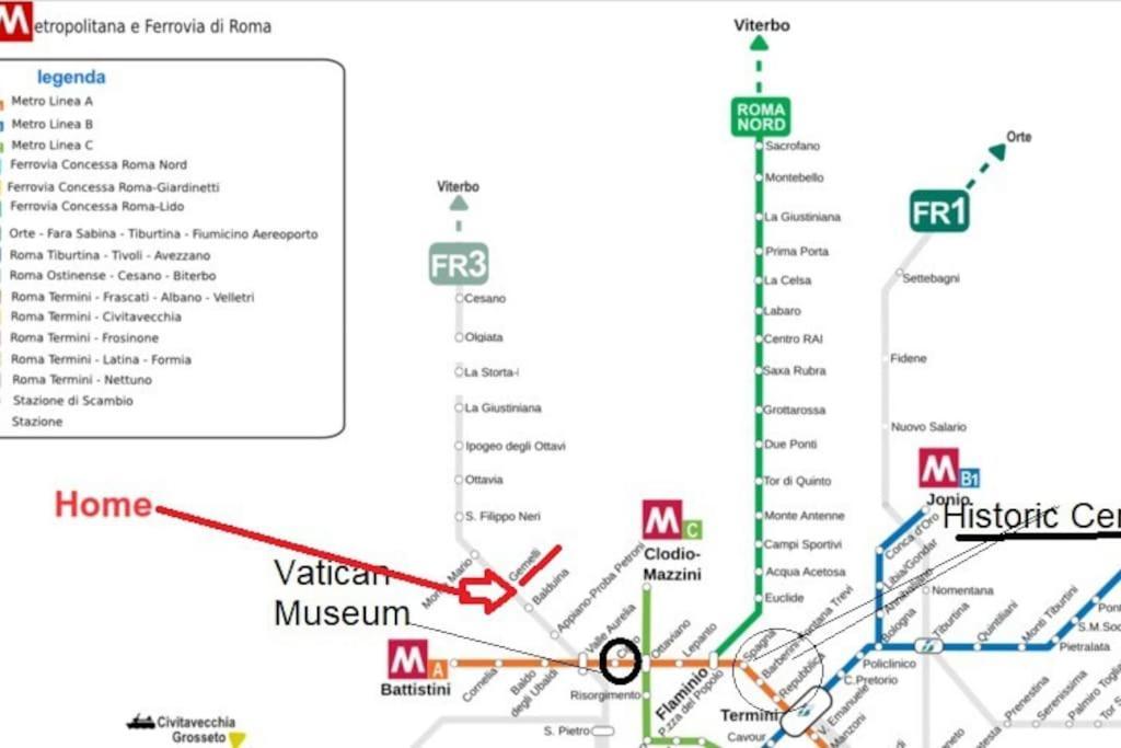Your Cozy In Rome- Gemelli- Close To Downtown Appartamento