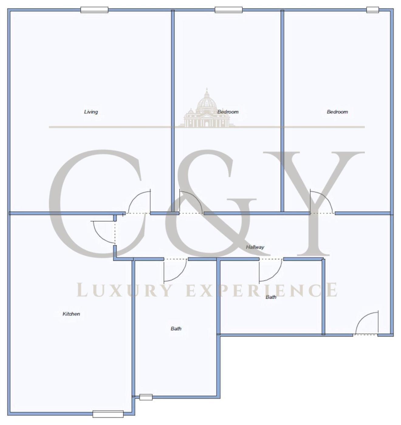 C&y - Vaticano St Peter - Luxe Penthouse Flat