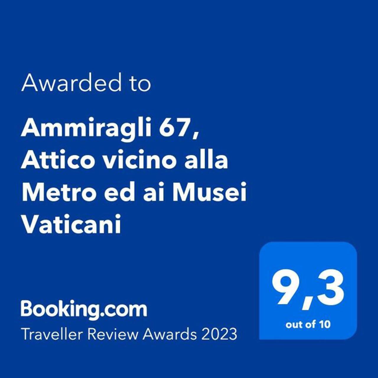 Ammiragli 67, Attico Vicino Metro Ed Ai Musei Vaticani Rom