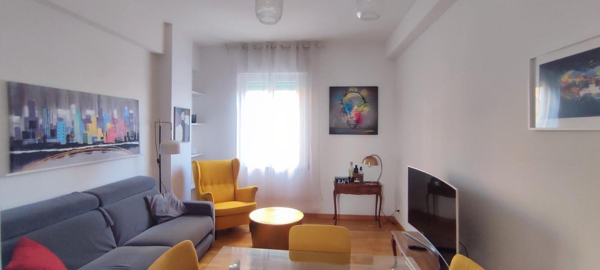 Apartamento Giovenale 60 Metro C Luminoso Bilocale Fino A 4 Ospiti