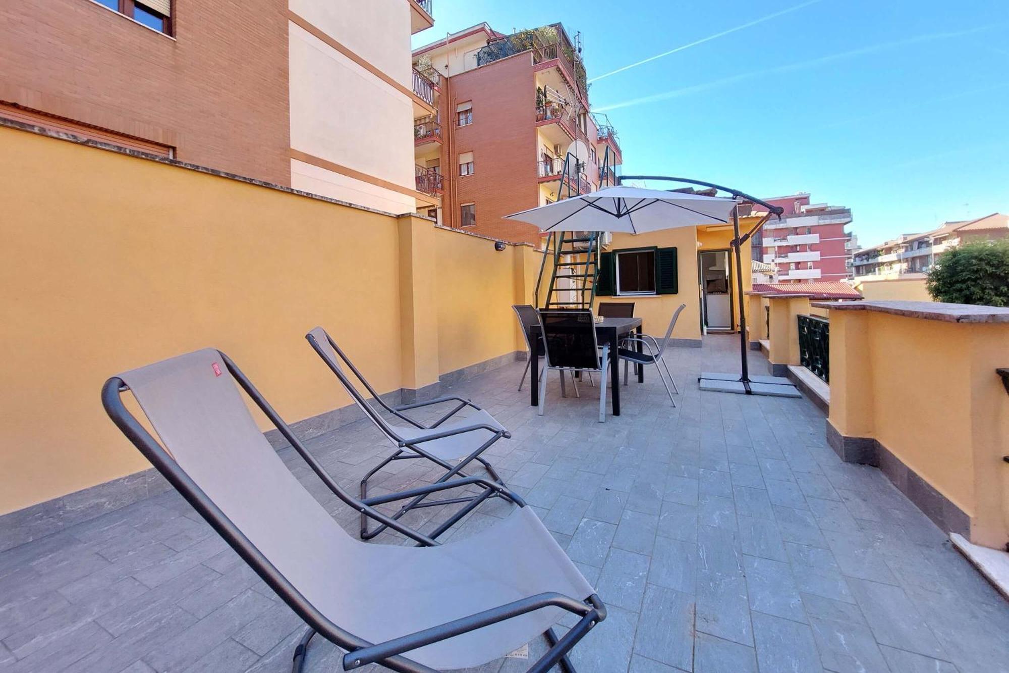 Mantellini Terrace Duplex Leilighet Roma